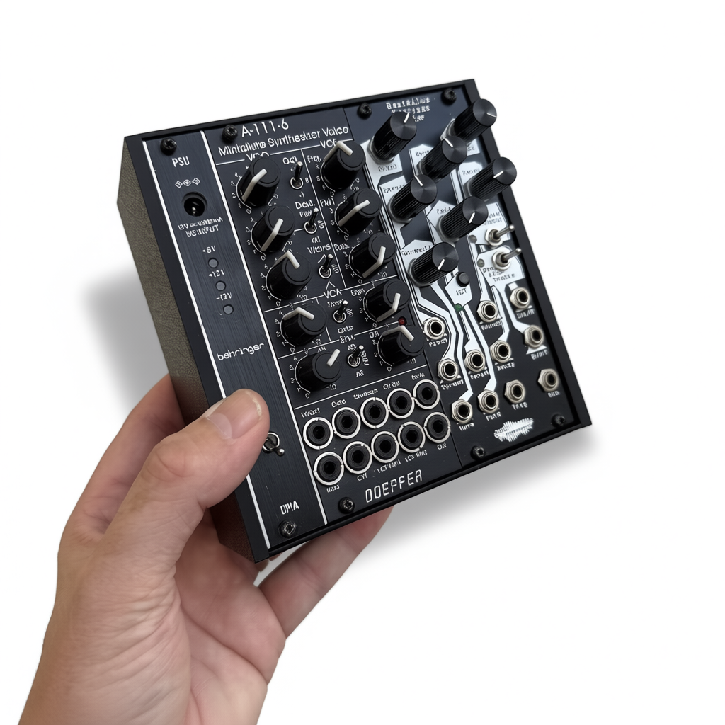 24HP 3U Eurorack Modular Synth Skiff Case – Desktop Enclosure
