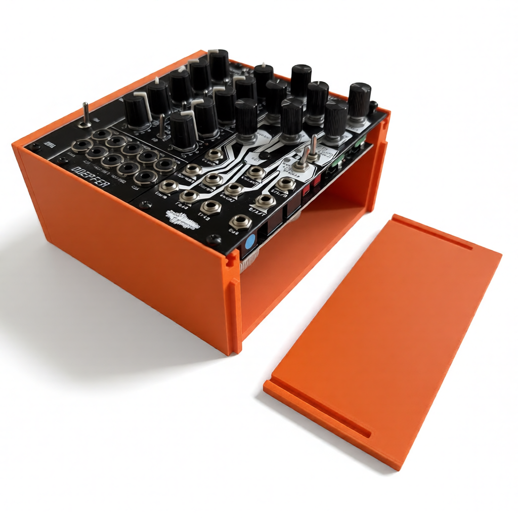 24HP 3U Eurorack Modular Synth Skiff Case – Desktop Enclosure