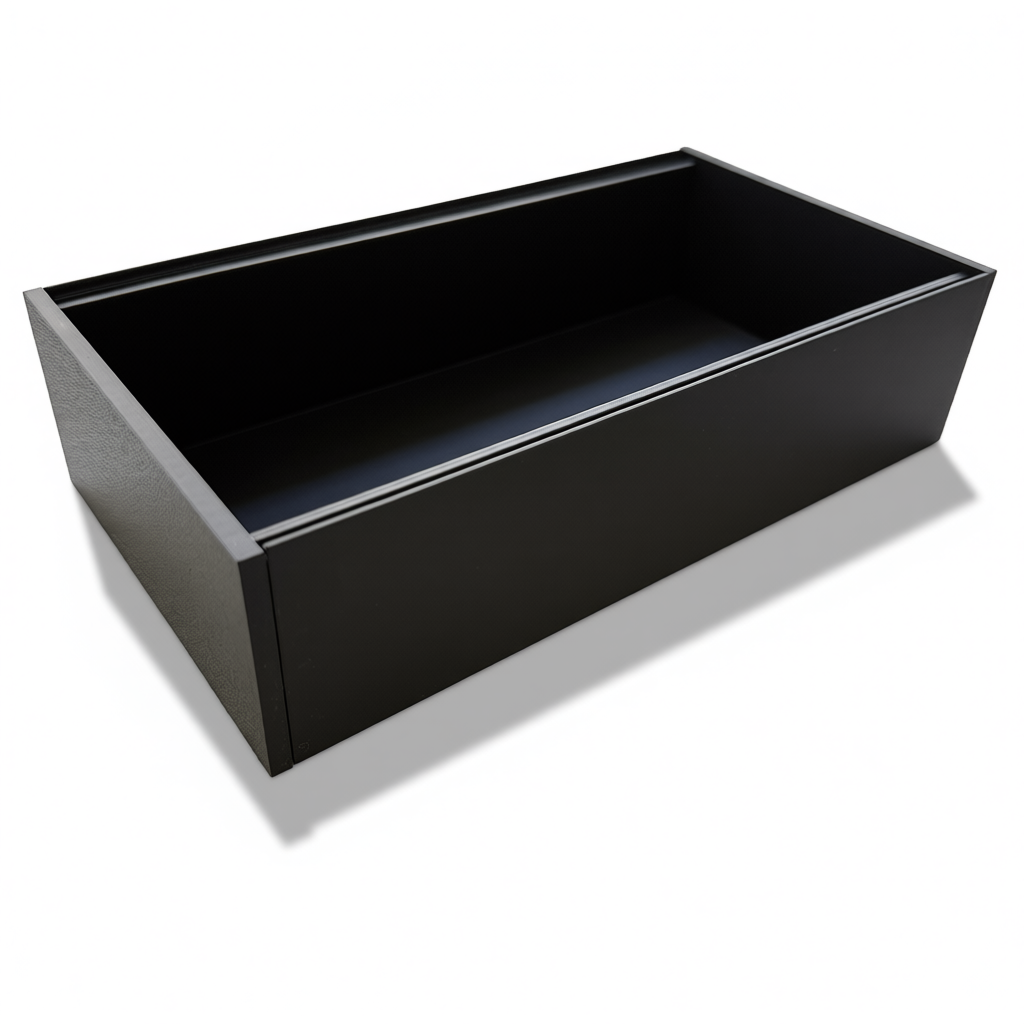 46HP 3U Eurorack Modular Synth Skiff Case – Black Desktop Enclosure