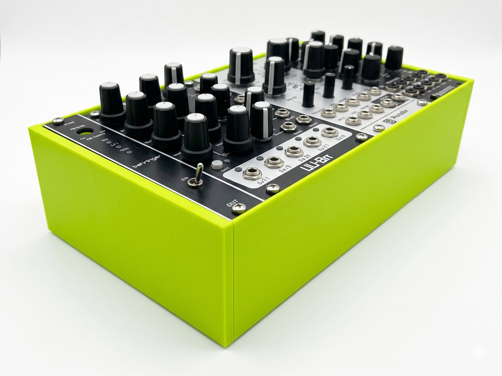 42HP 3U Eurorack Modular Synth Skiff Case – Desktop Enclosure