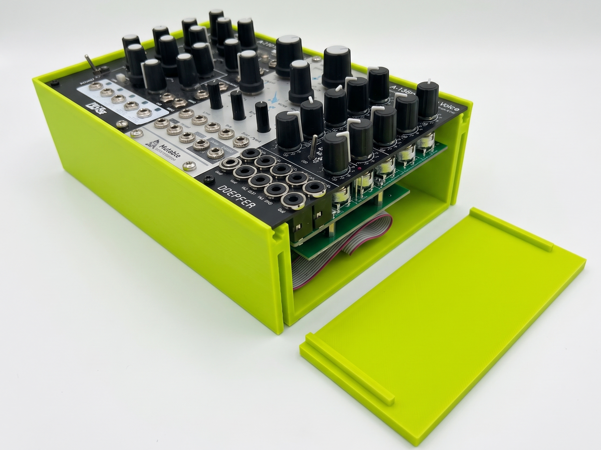 42HP 3U Eurorack Modular Synth Skiff Case – Desktop Enclosure