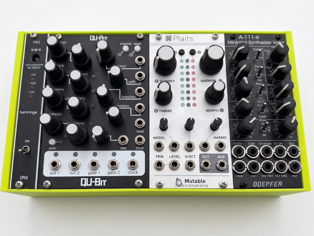 42HP 3U Eurorack Modular Synth Skiff Case – Desktop Enclosure