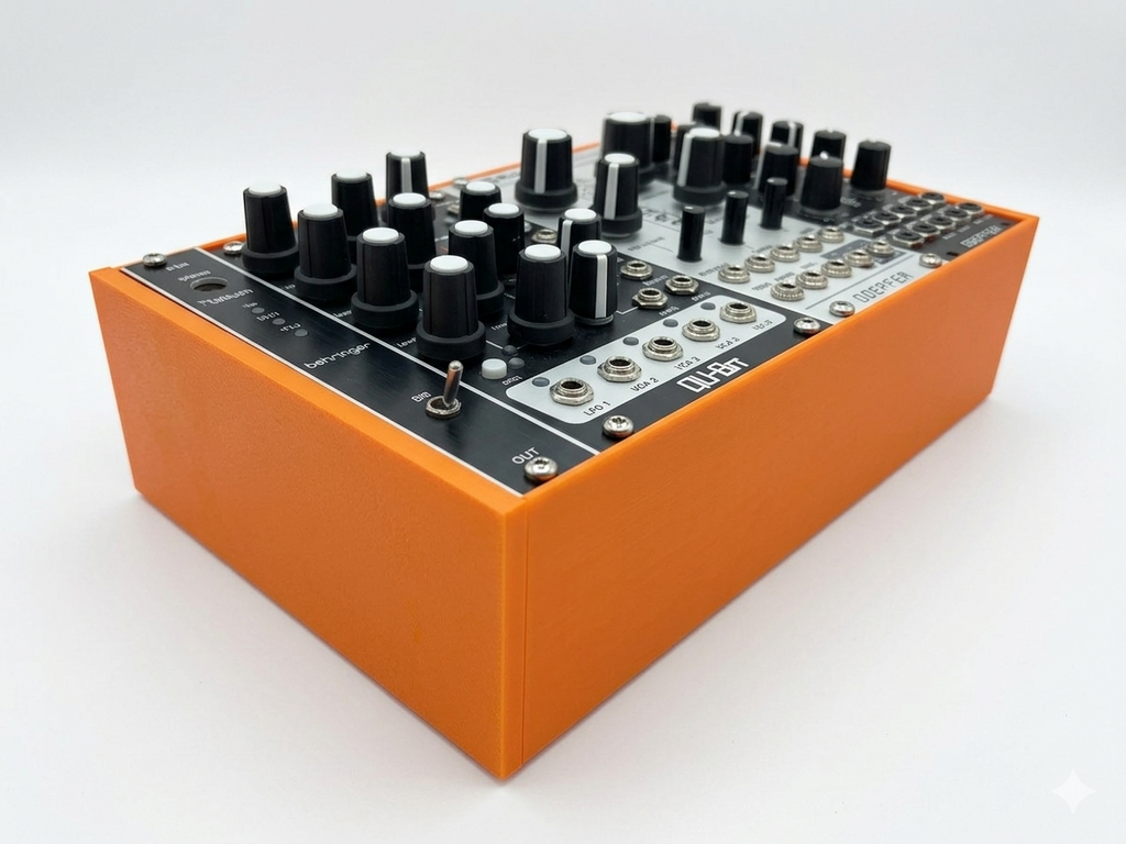 42HP 3U Eurorack Modular Synth Skiff Case – Desktop Enclosure
