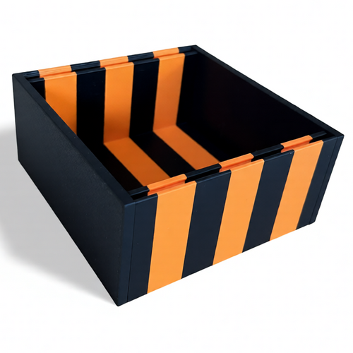 24HP 3U STRIPED Eurorack Modular Synth Skiff Case – Desktop Enclosure