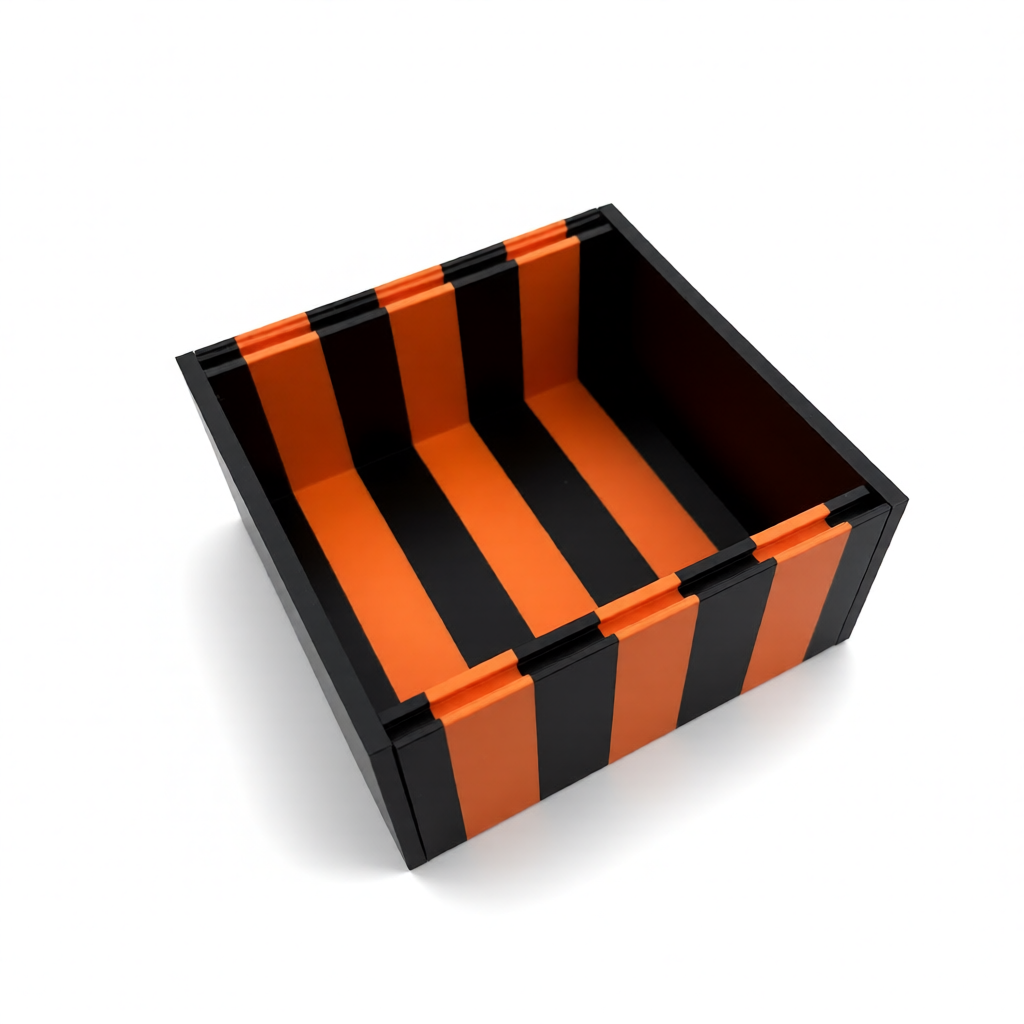 24HP 3U STRIPED Eurorack Modular Synth Skiff Case – Desktop Enclosure